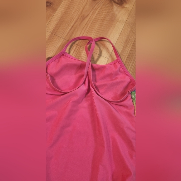 Wonder Nation Girls 7-8 & Plus Mermaid One-Piece Swimsuit and Mermaid Tail Cove - Picture 2 of 6